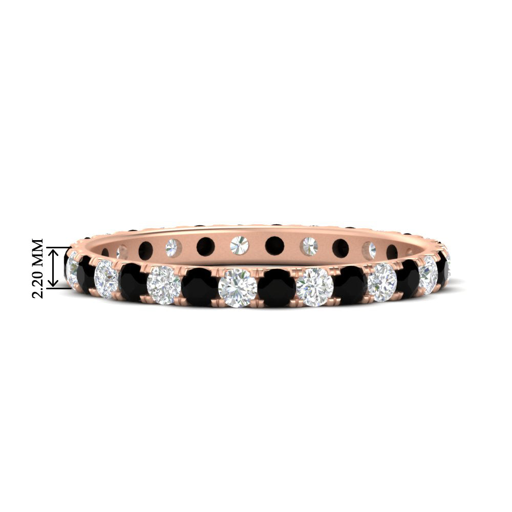 0.75 Carat Round Diamond Eternity Wedding Band