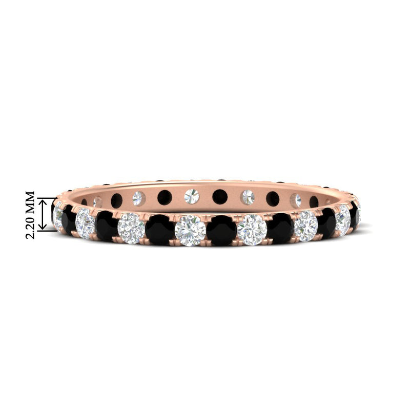 0.75 Carat Round Diamond Eternity Wedding Band