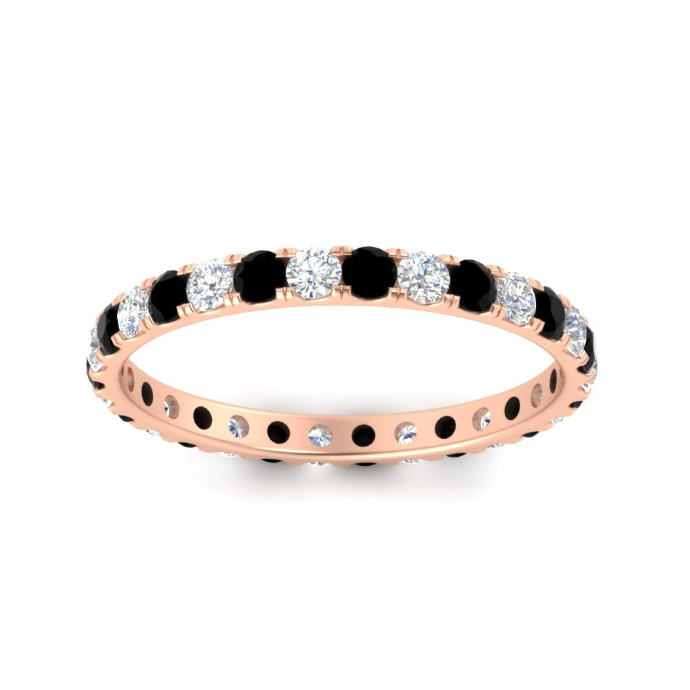 0.75 Carat Round Diamond Eternity Wedding Band
