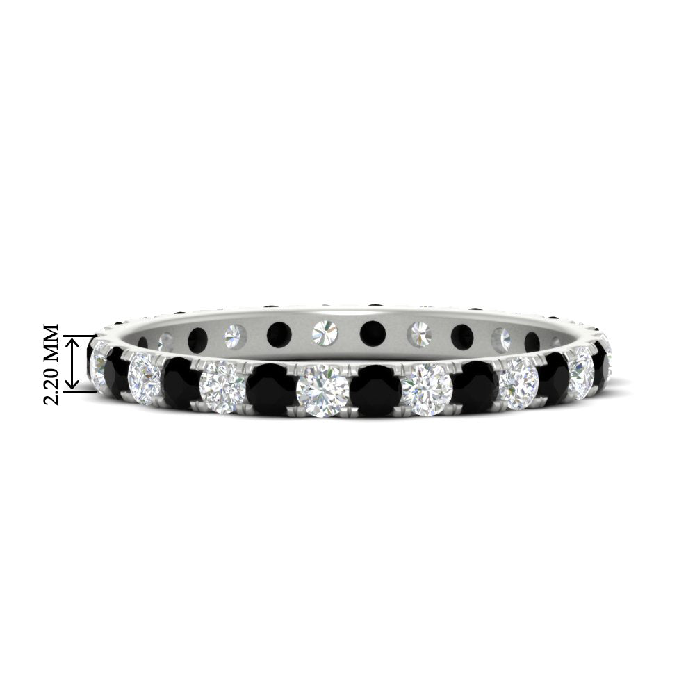0.75 Carat Round Diamond Eternity Wedding Band