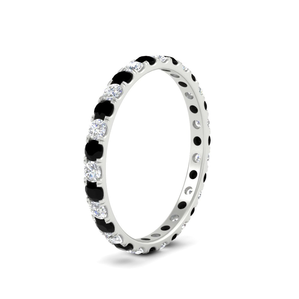 0.75 Carat Round Diamond Eternity Wedding Band