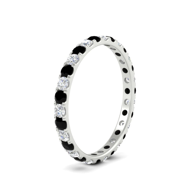 0.75 Carat Round Diamond Eternity Wedding Band