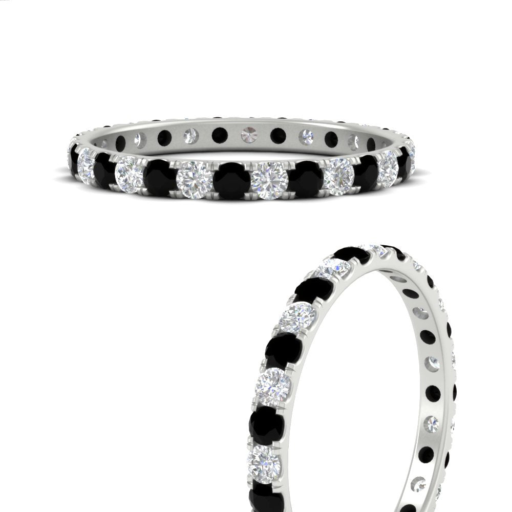 0.75 Carat Round Diamond Eternity Wedding Band