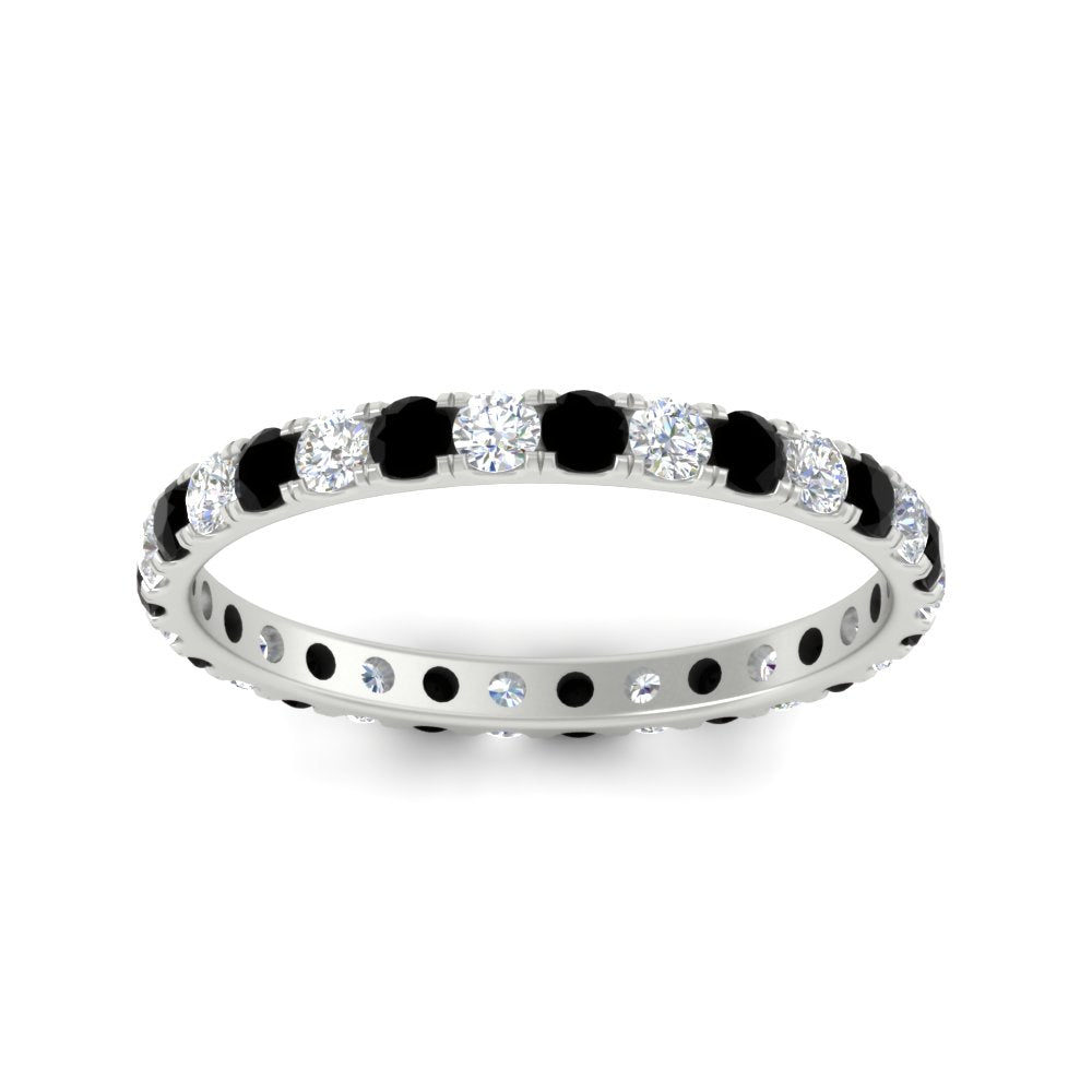 0.75 Carat Round Diamond Eternity Wedding Band