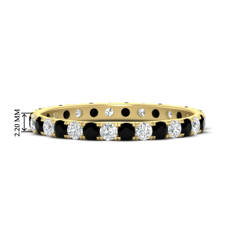0.75 Carat Round Diamond Eternity Wedding Band