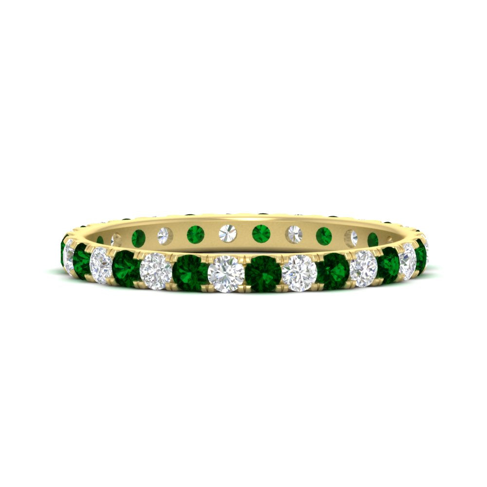 0.75 Carat Round Diamond Eternity Wedding Band
