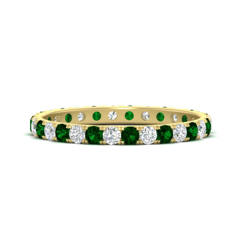 0.75 Carat Round Diamond Eternity Wedding Band