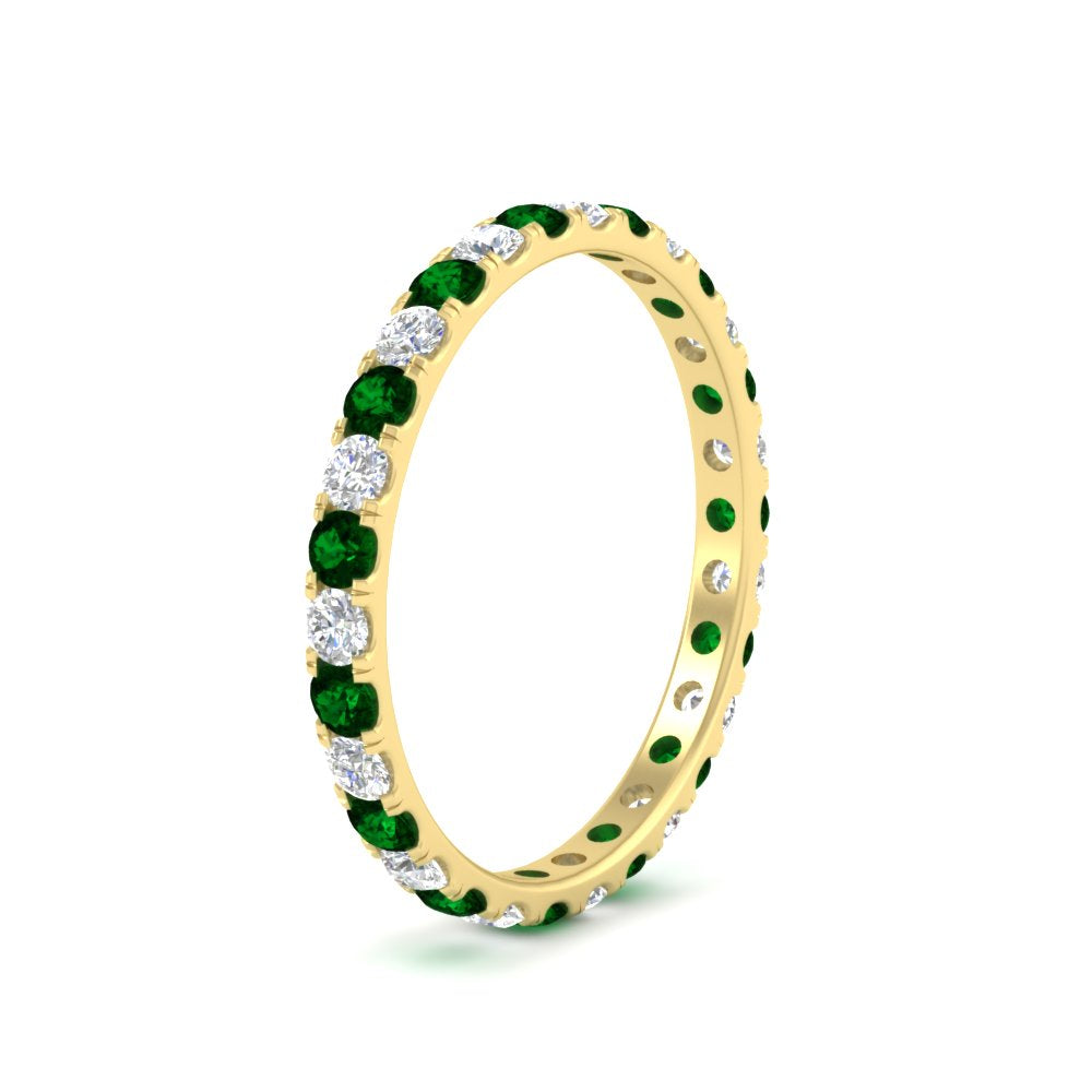 0.75 Carat Round Diamond Eternity Wedding Band