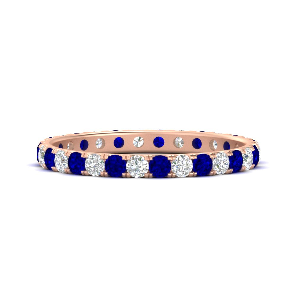 0.75 Carat Round Diamond Eternity Wedding Band