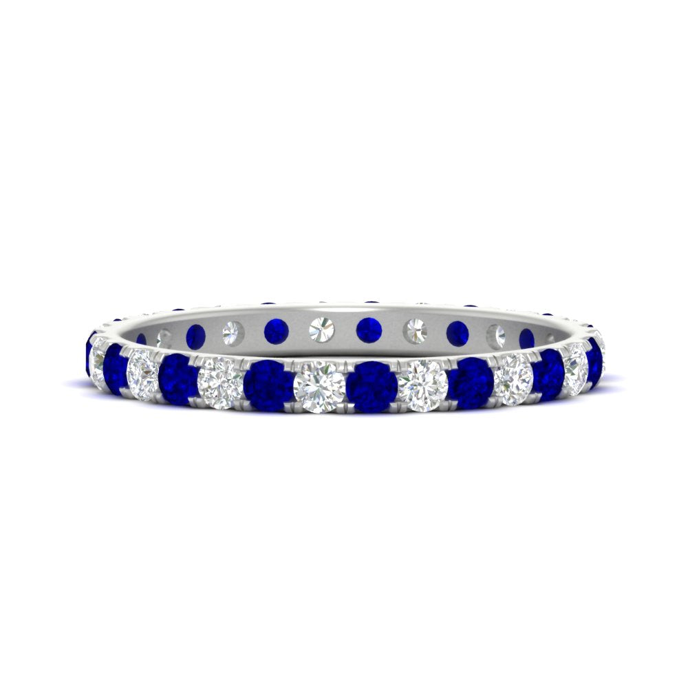 0.75 Carat Round Diamond Eternity Wedding Band
