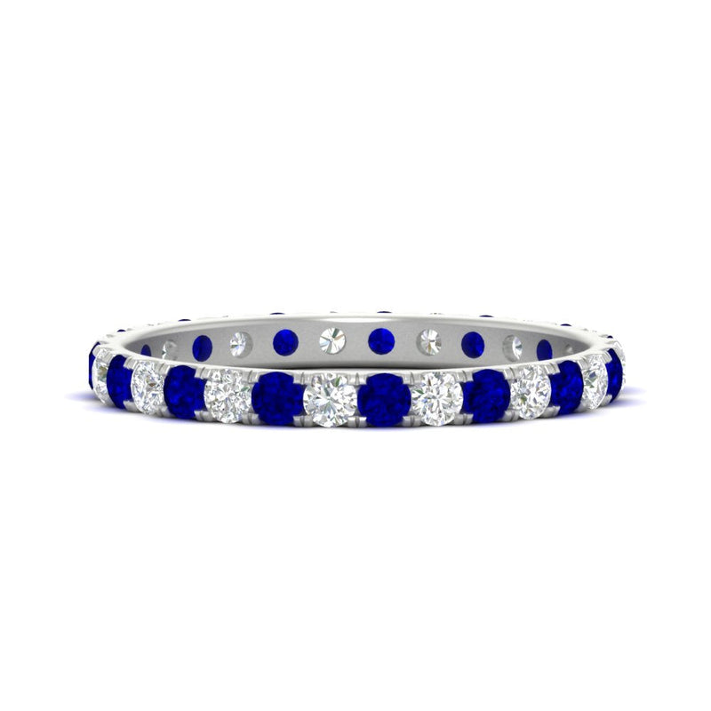 0.75 Carat Round Diamond Eternity Wedding Band