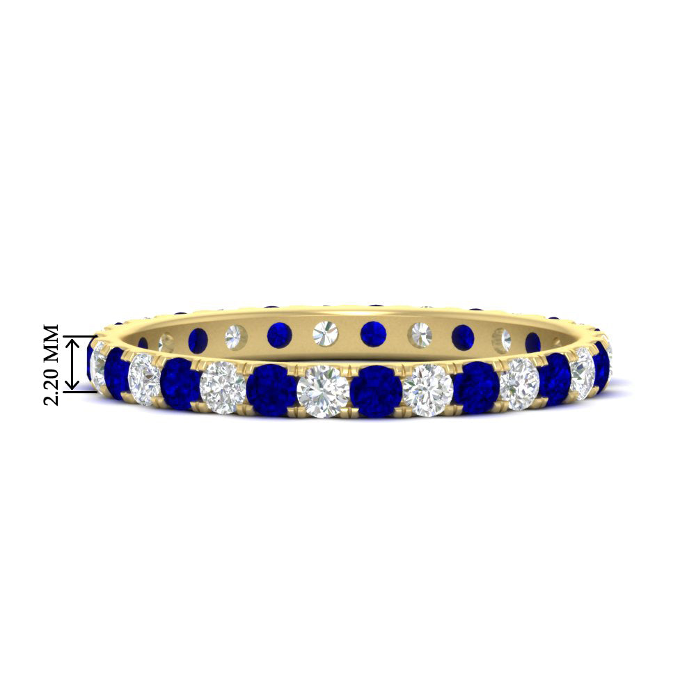 0.75 Carat Round Diamond Eternity Wedding Band