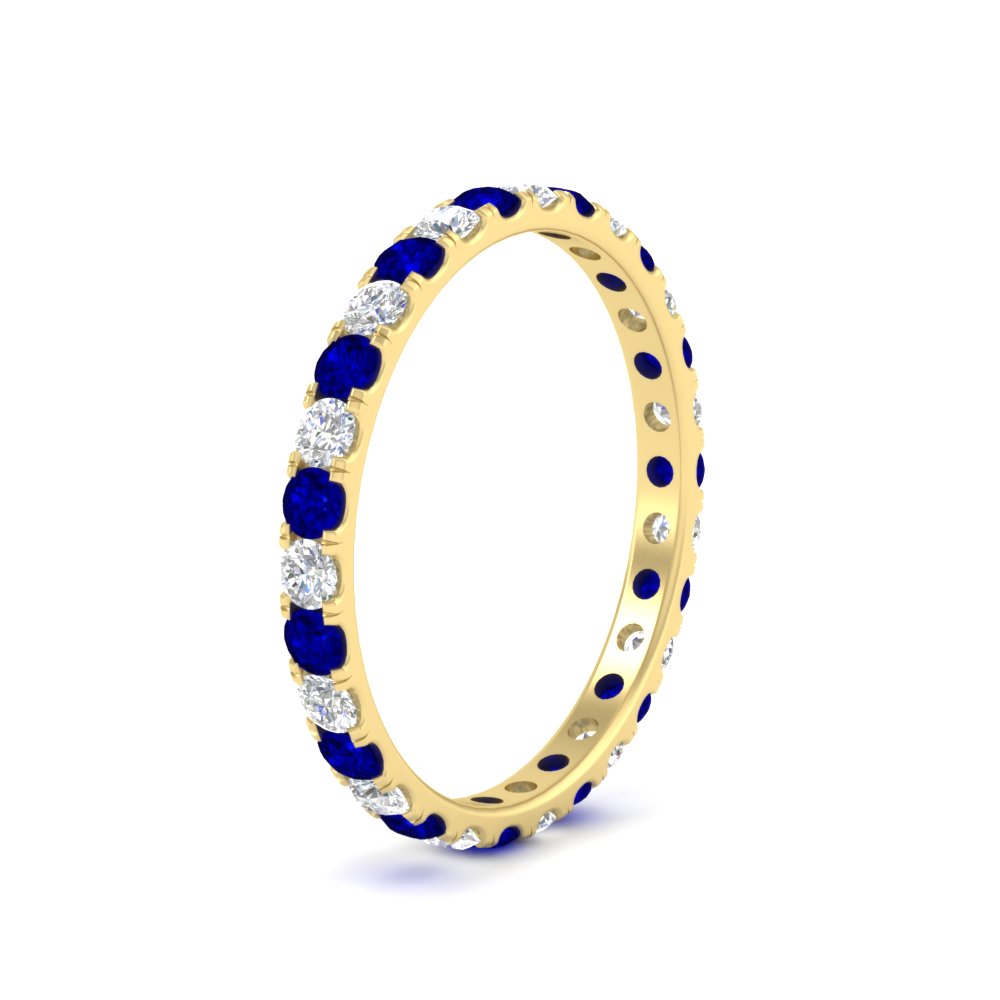 0.75 Carat Round Diamond Eternity Wedding Band