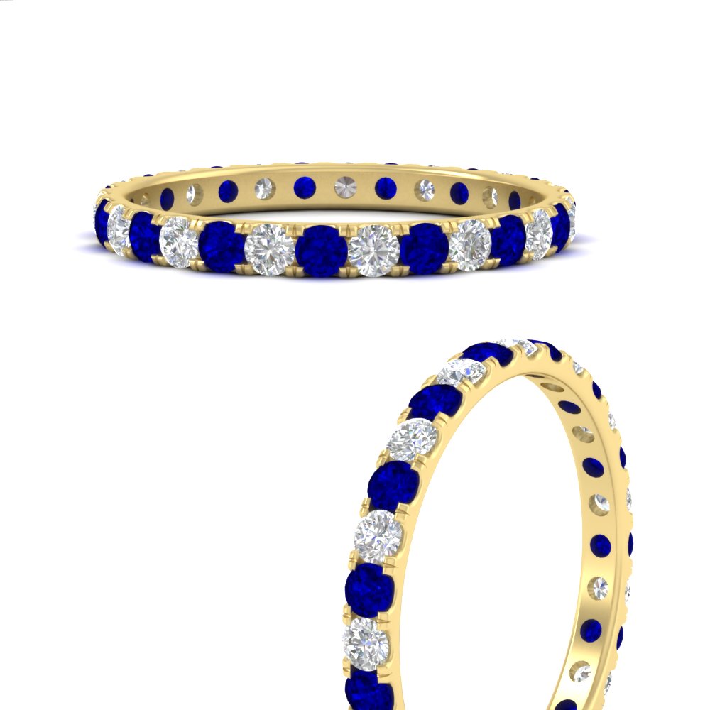 0.75 Carat Round Diamond Eternity Wedding Band