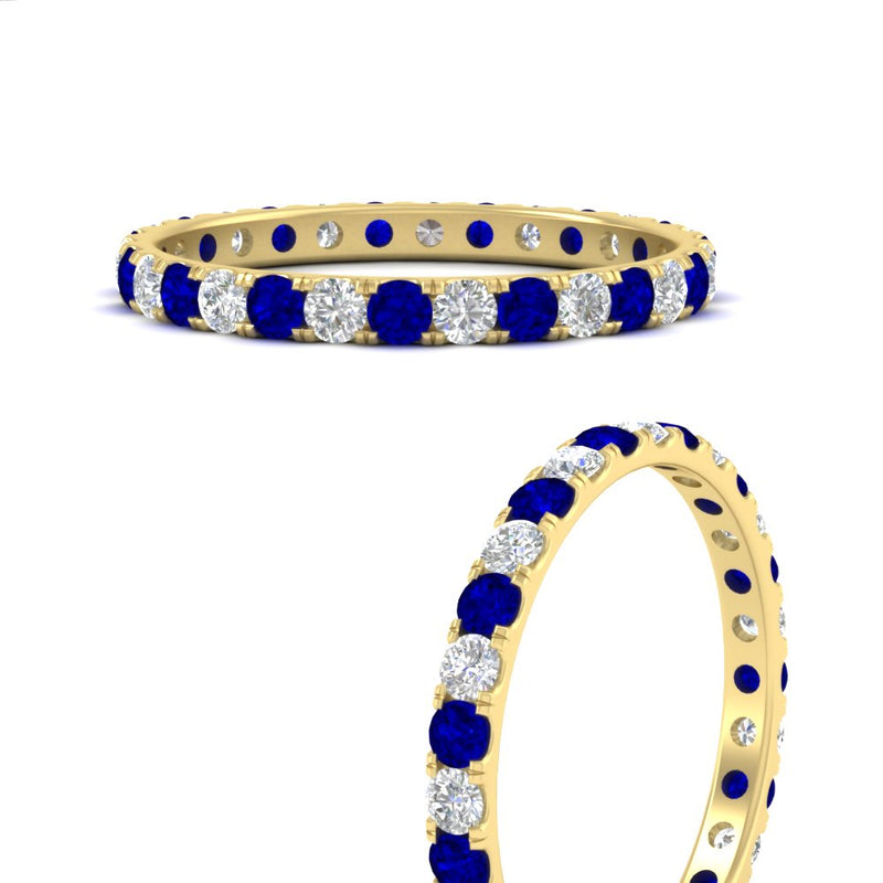 0.75 Carat Round Diamond Eternity Wedding Band