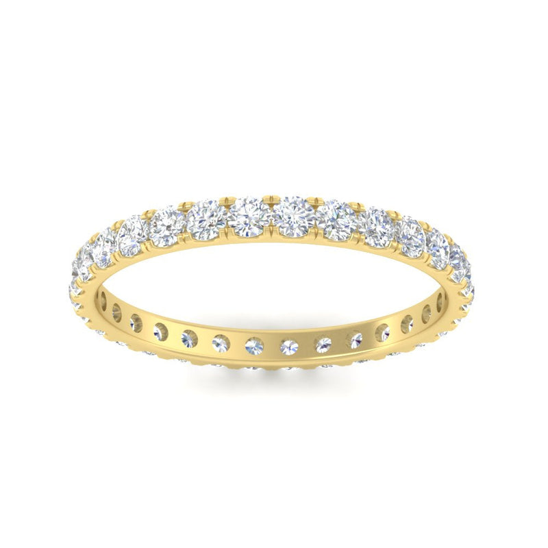 0.75 Carat Round Diamond Eternity Wedding Band