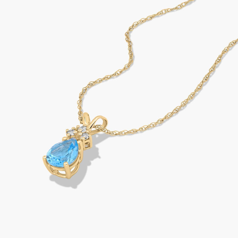2.3ct Lab Diamond Pendant | Fancy Vivid Blue Center | IGI Certified |