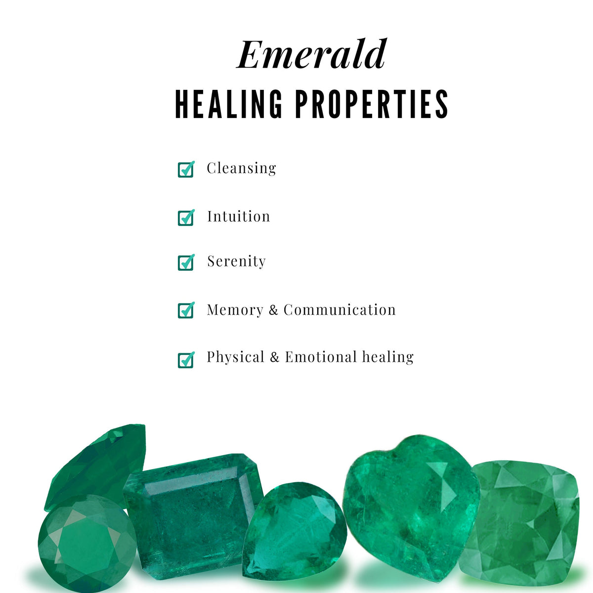 Pear-Shaped Emerald Nature Engagement Ring with Diamond