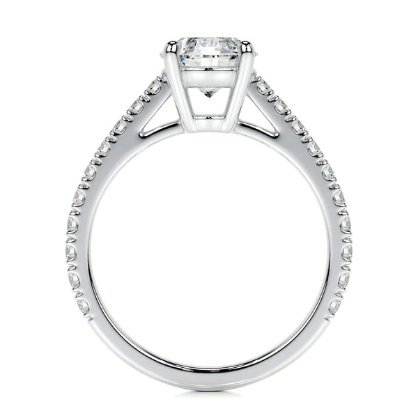 Round Brilliant Lab Grown Diamond Channel Setting Engagement Ring