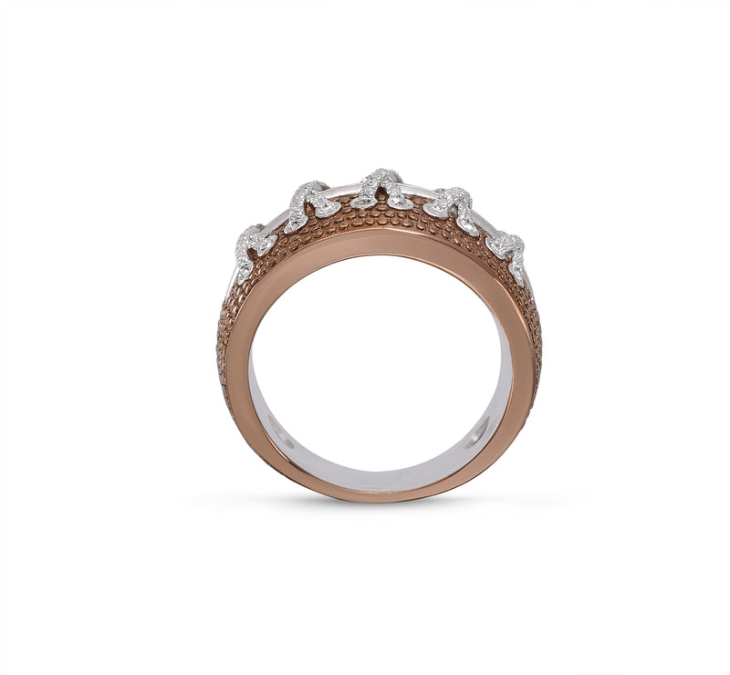 Touchdown American Football Brown Rhodium Plated Sterling Silver