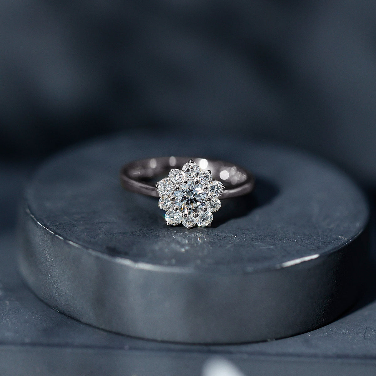 Lab-Grown Diamond Nature Engagement Ring
