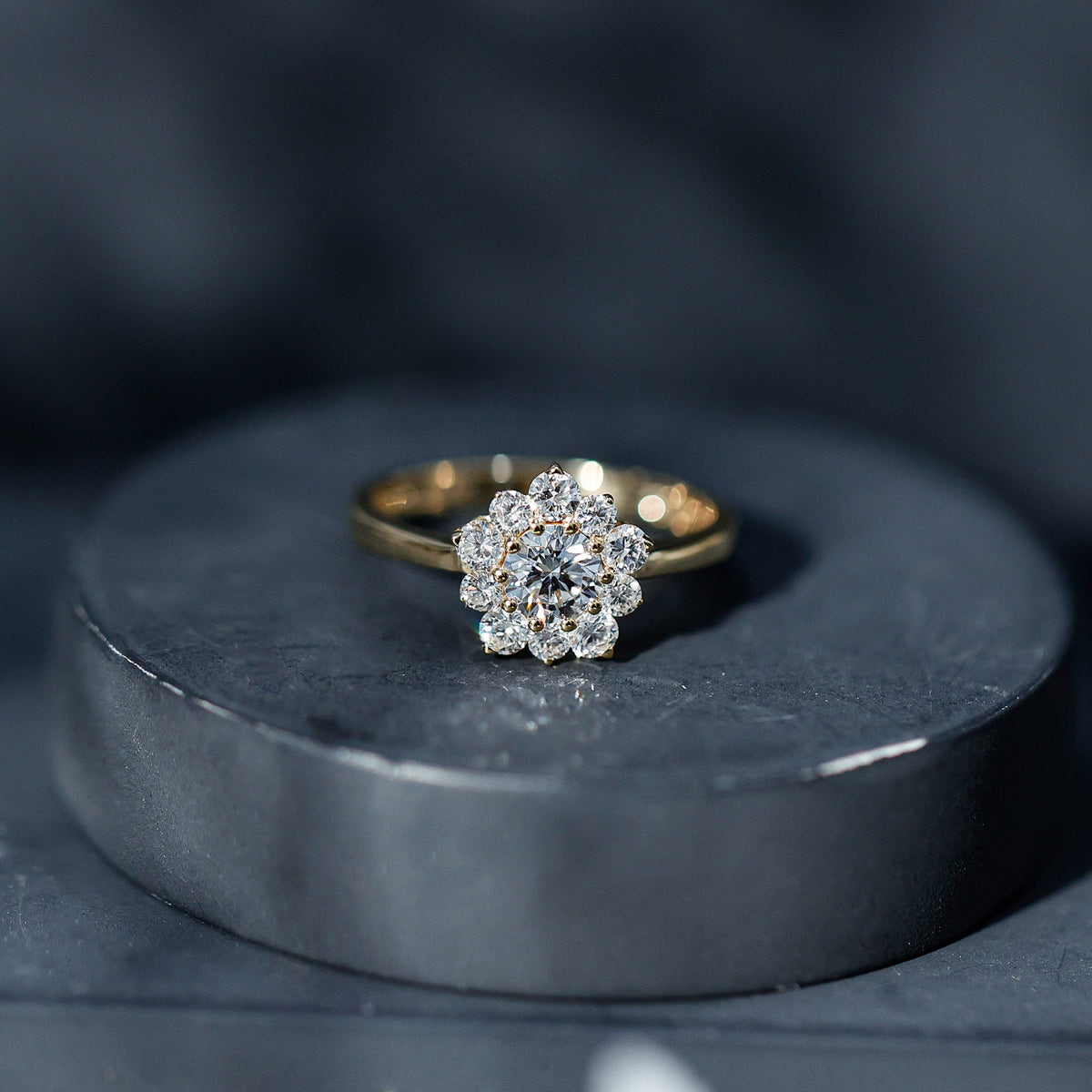 Lab-Grown Diamond Nature Engagement Ring