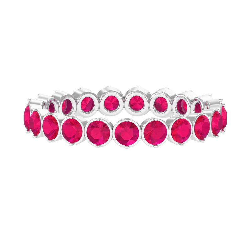 Ruby Eternity Stackable Ring