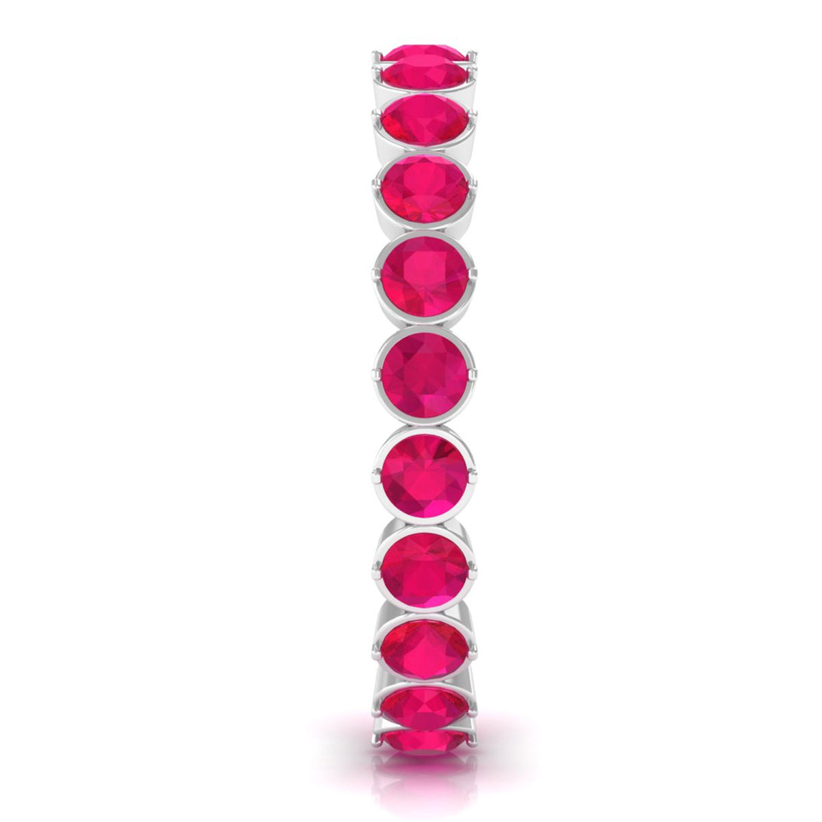 Ruby Eternity Stackable Ring