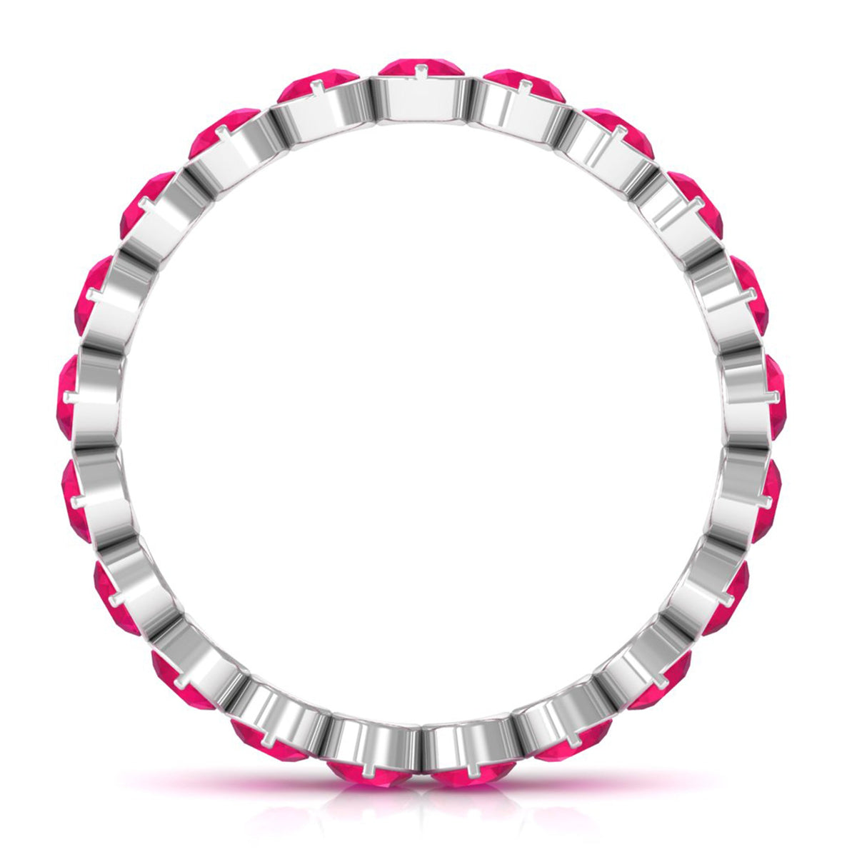 Ruby Eternity Stackable Ring