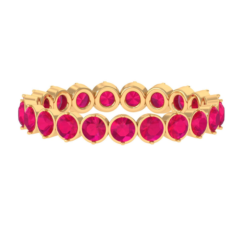 Ruby Eternity Stackable Ring