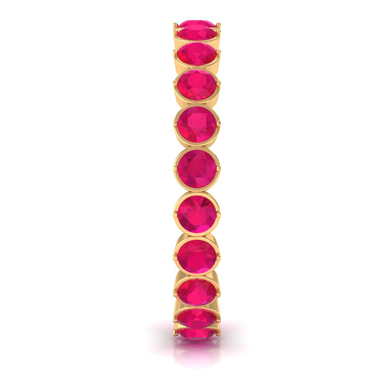 Ruby Eternity Stackable Ring