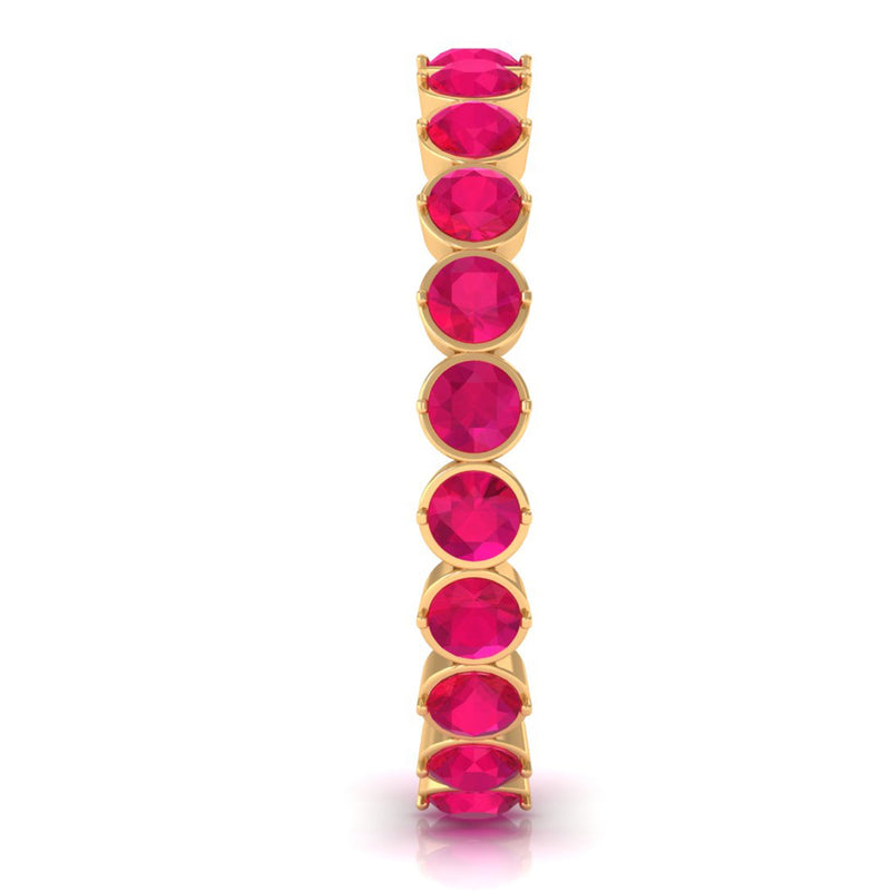 Ruby Eternity Stackable Ring