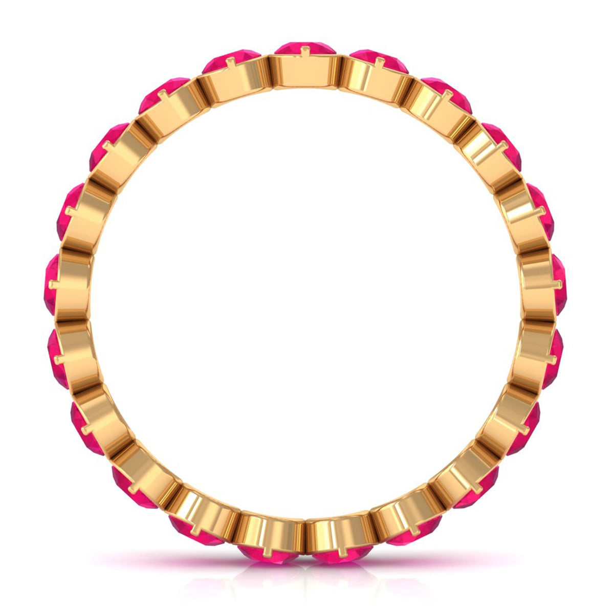 Ruby Eternity Stackable Ring