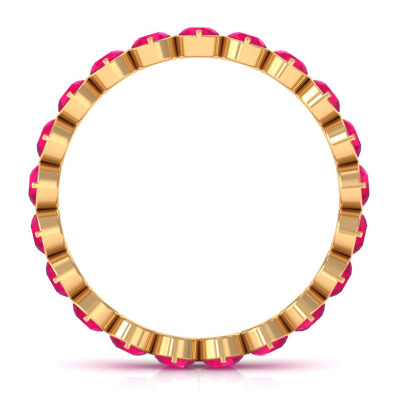 Ruby Eternity Stackable Ring