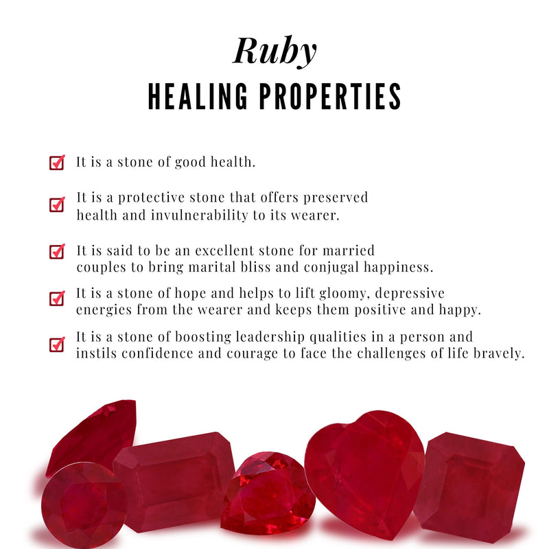 Ruby & Diamond Flower Ring