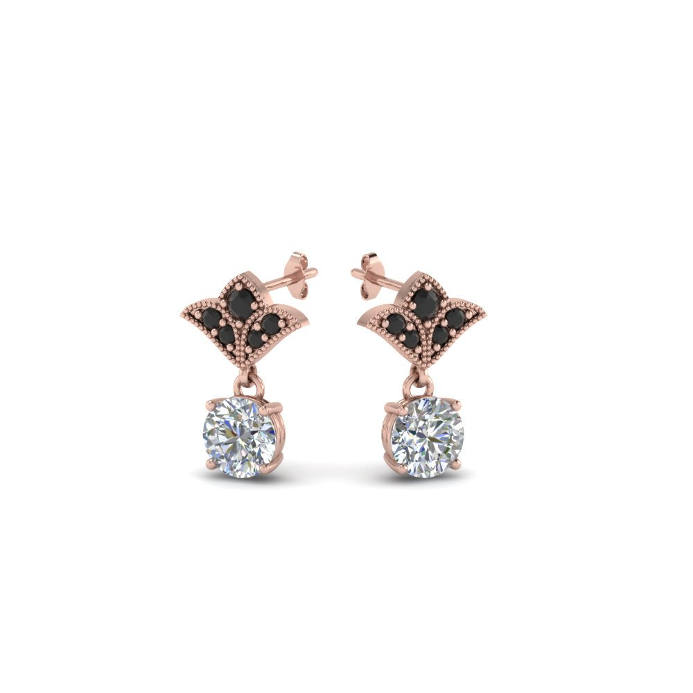 Art Deco Diamond Drop Earrings