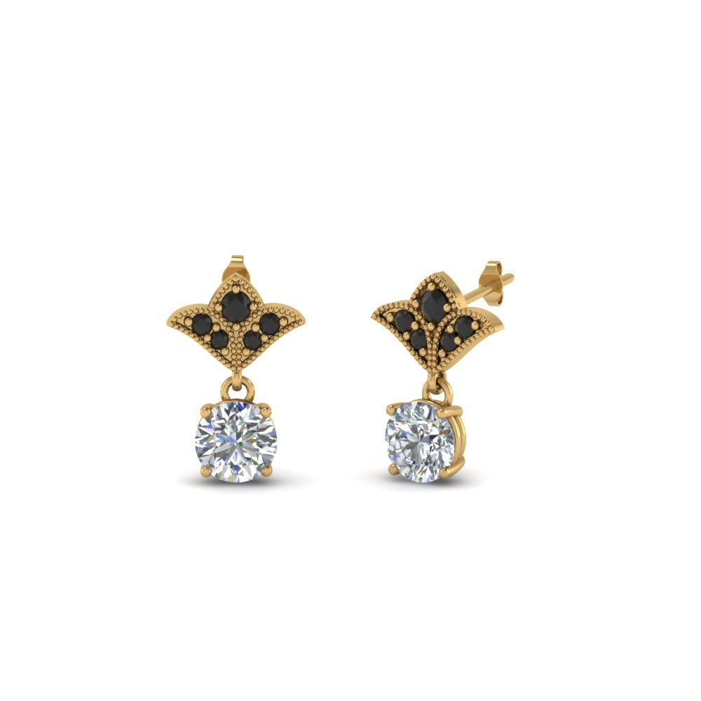 Art Deco Diamond Drop Earrings