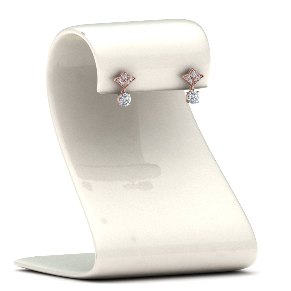Art Deco Diamond Drop Earrings