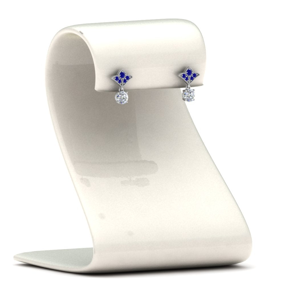 Art Deco Diamond Drop Earrings