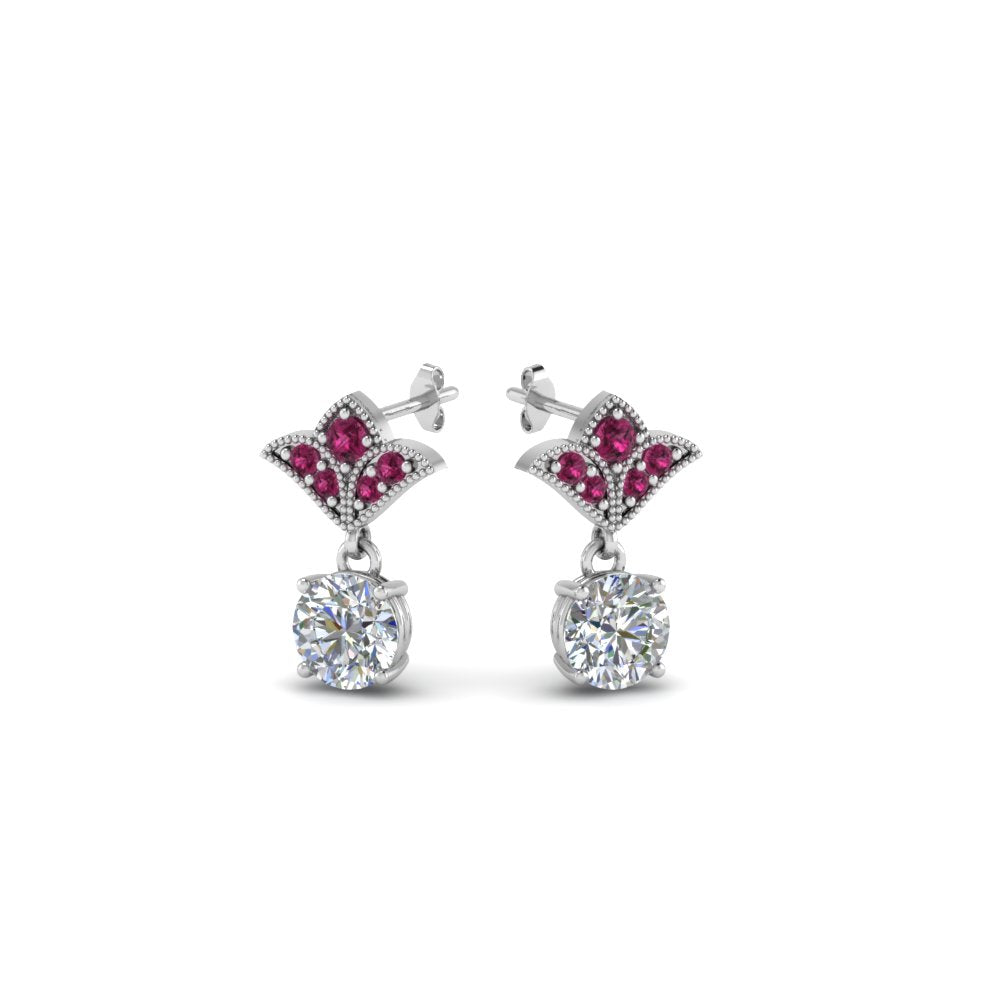 Art Deco Diamond Drop Earrings