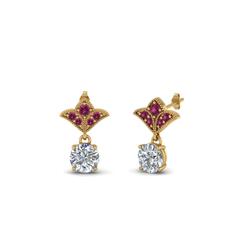 Art Deco Diamond Drop Earrings