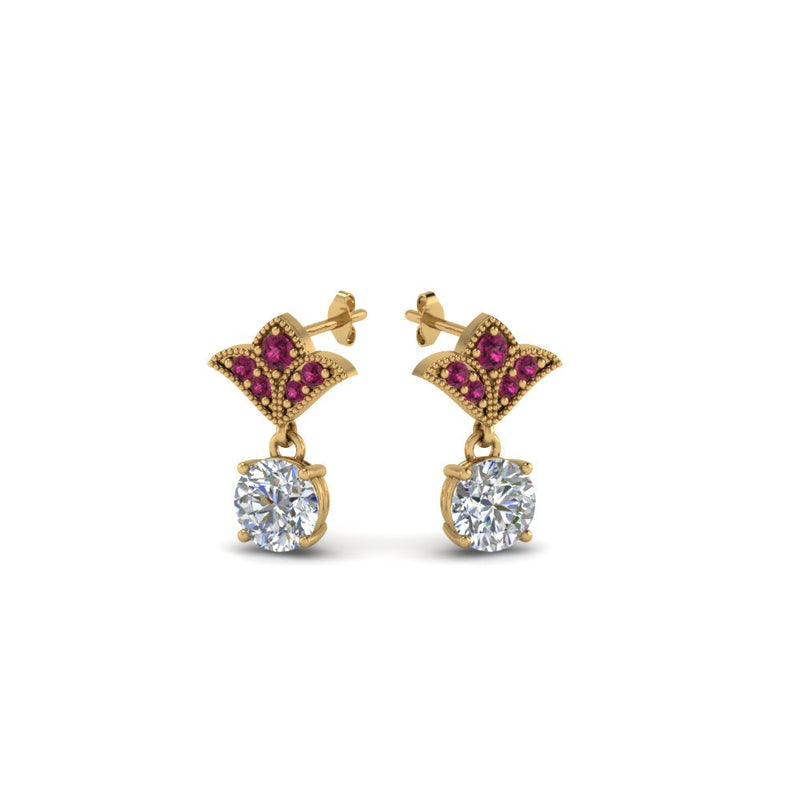 Art Deco Diamond Drop Earrings