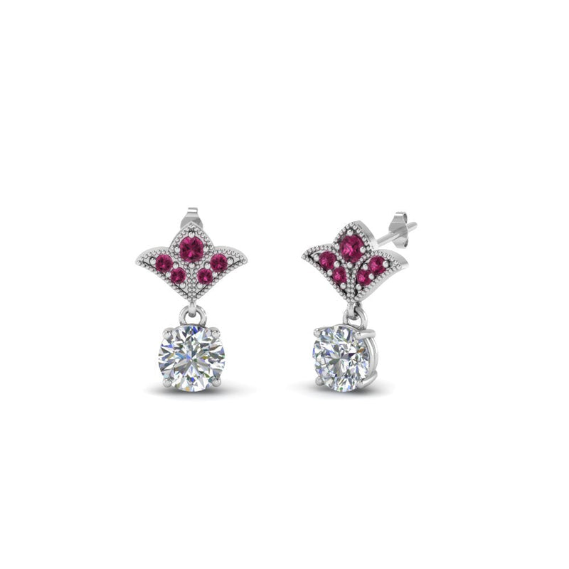 Art Deco Diamond Drop Earrings
