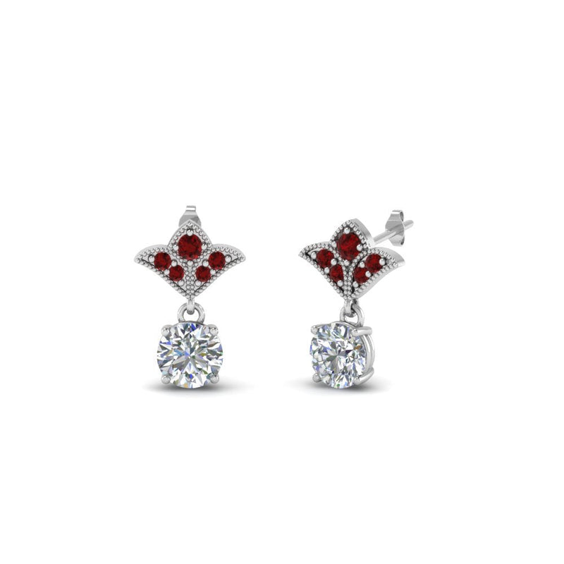 Art Deco Diamond Drop Earrings