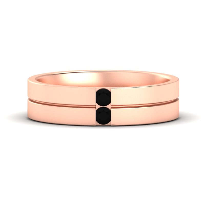 Men’s Two-Stone Channel-Set Diamond Band