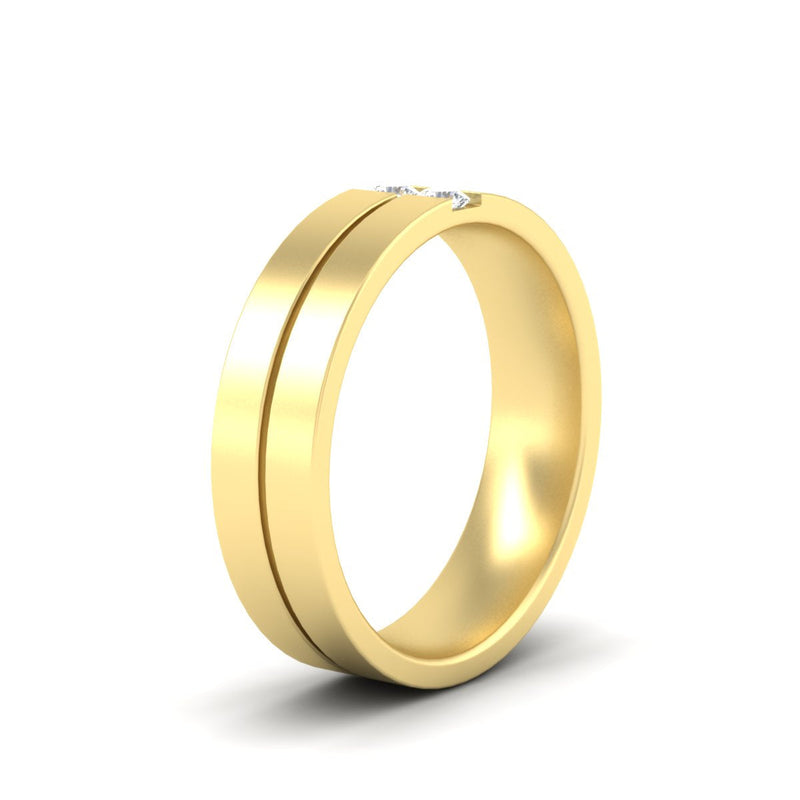 Men’s Two-Stone Channel-Set Diamond Band