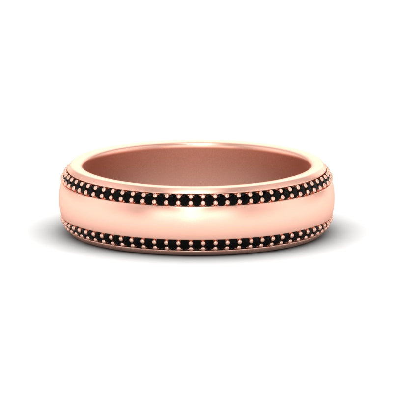 Men’s Matte Beveled Edge Diamond Eternity Band