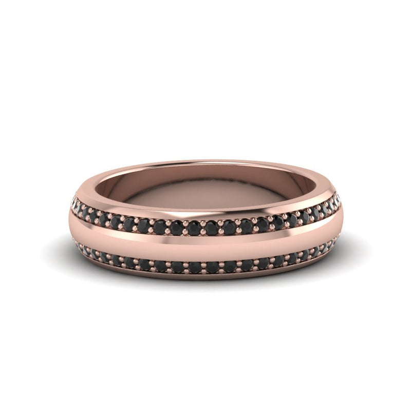 Men’s Matte Beveled Edge Diamond Eternity Band