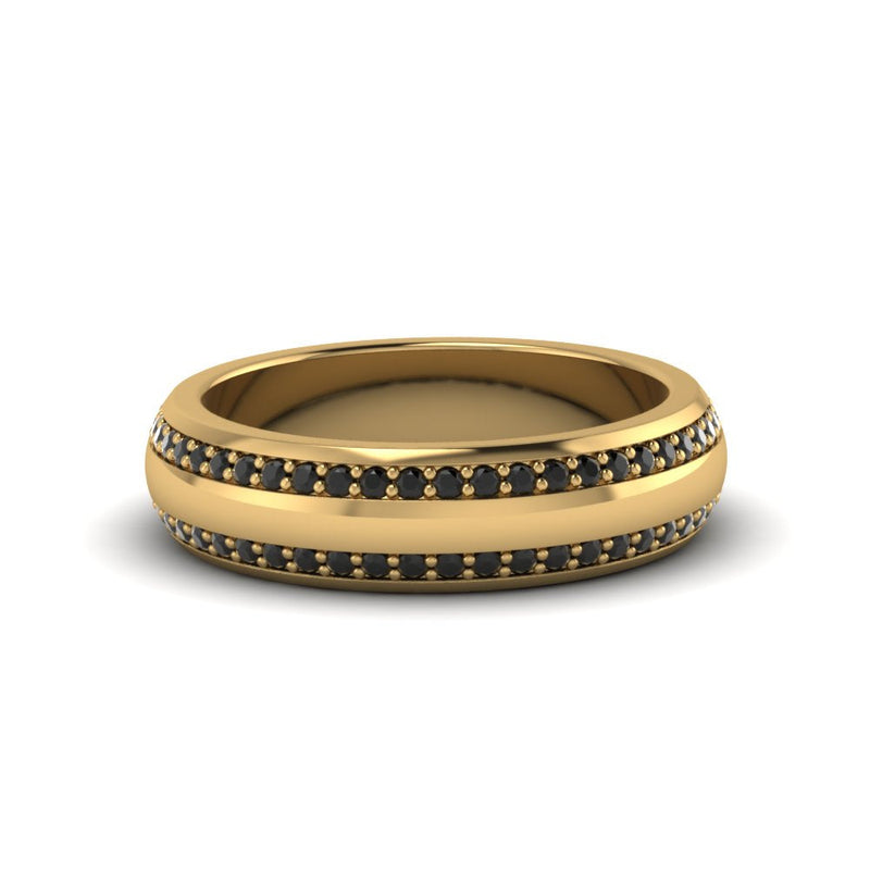 Men’s Matte Beveled Edge Diamond Eternity Band