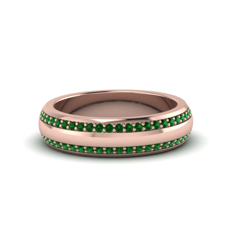Men’s Matte Beveled Edge Diamond Eternity Band